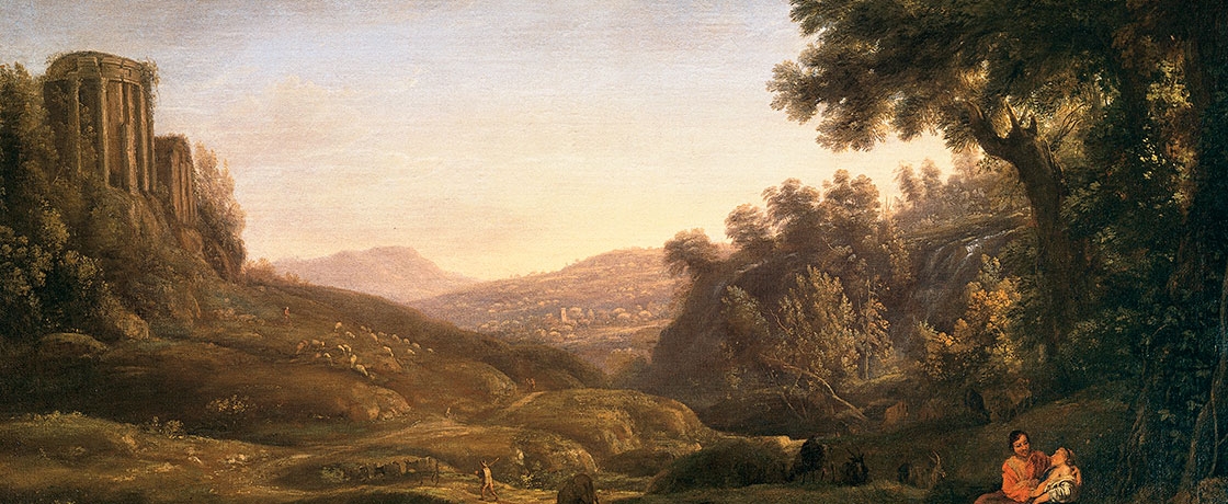 Painting of classical landscape
