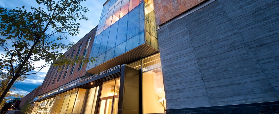 Glass-front building