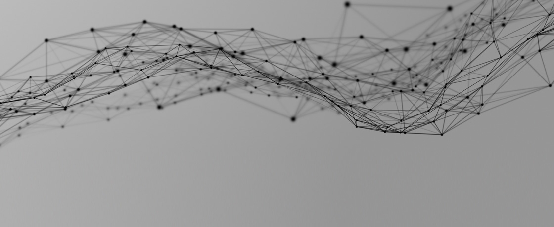 Black connected lines