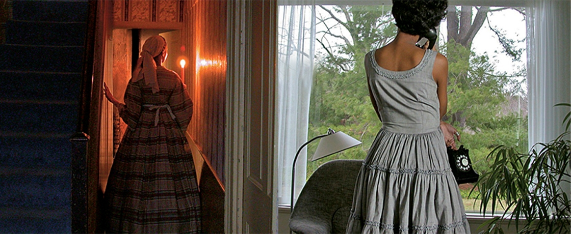 A historical and modern woman