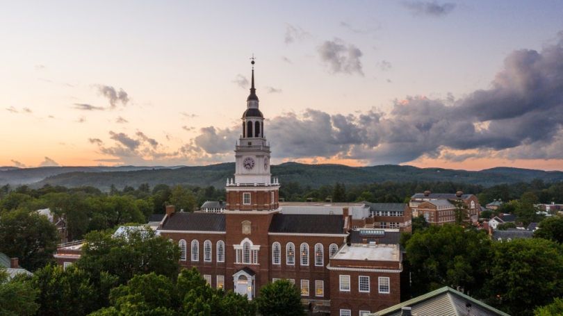 Campus at dusk