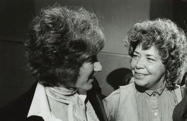 Marysa Navarro-Aranguren (right) with colleague Brenda Silver