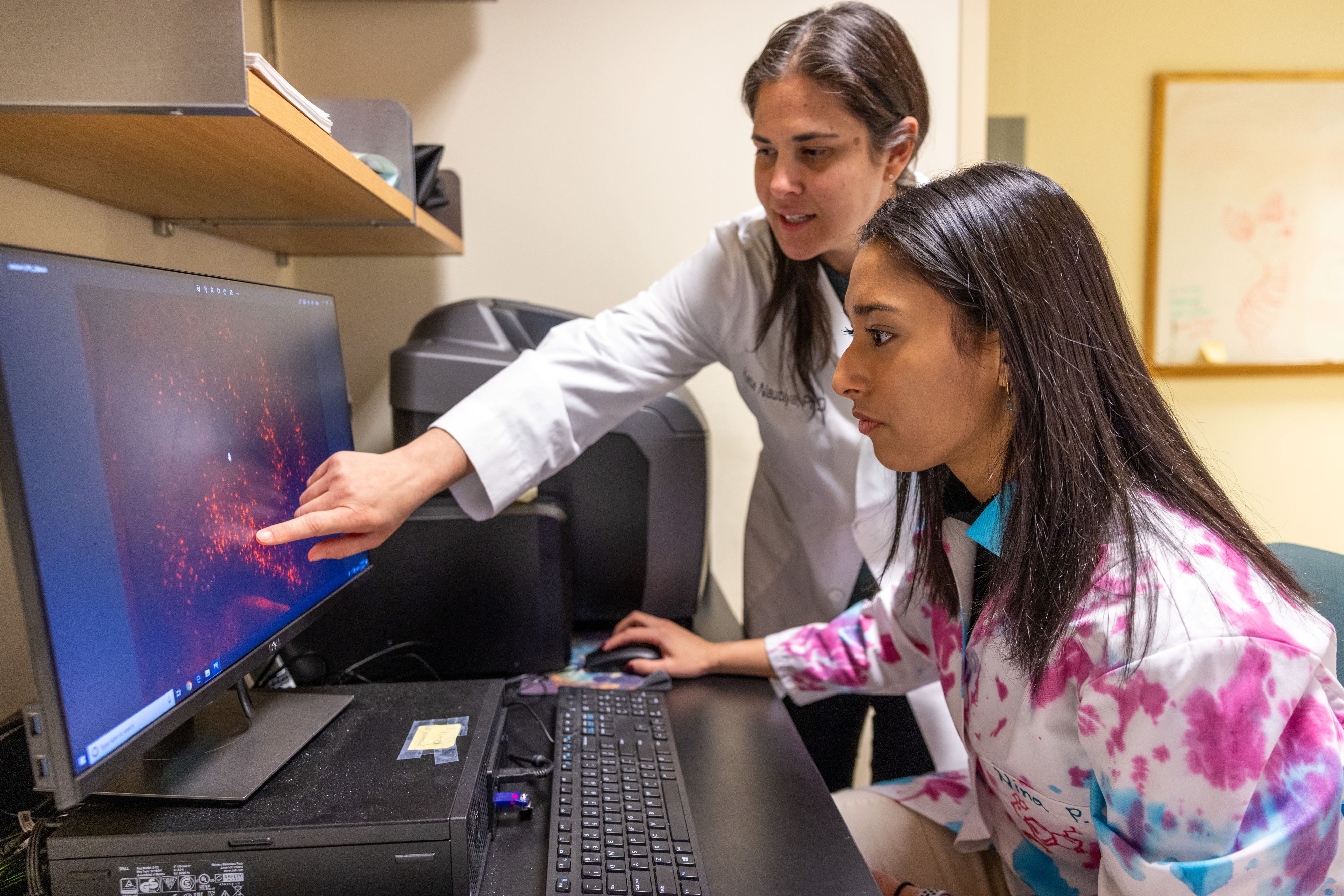 Professor Katherine Nautiyal and Nina Prakash '25