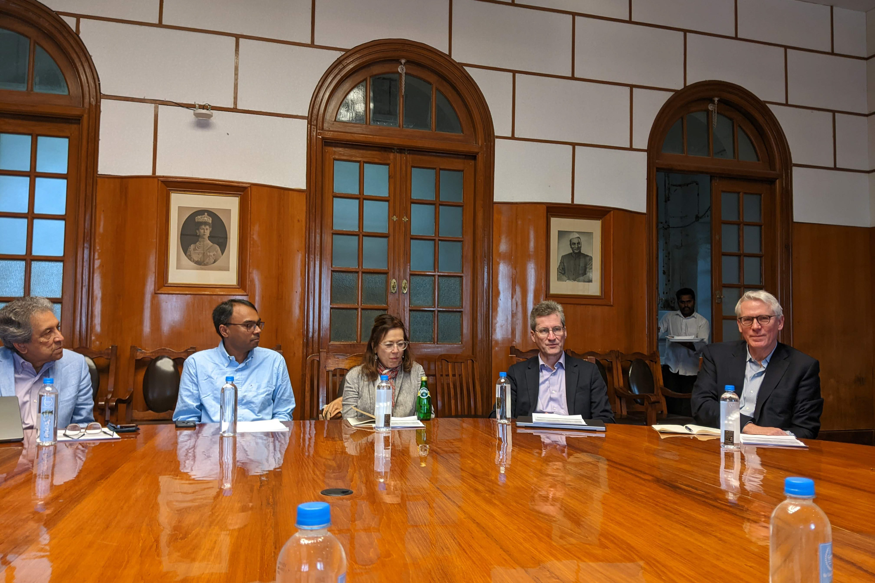Dartmouth delegation and Indian Institute of Science members
