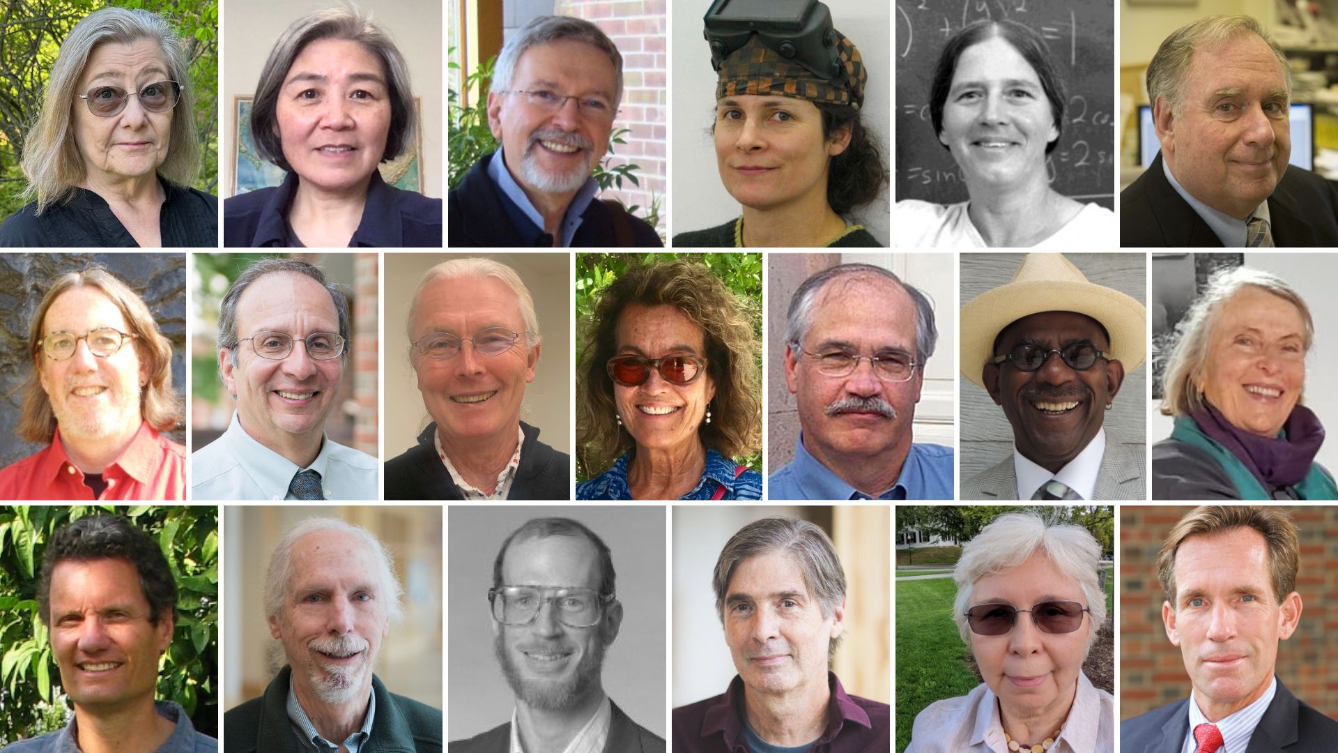 Retiring faculty