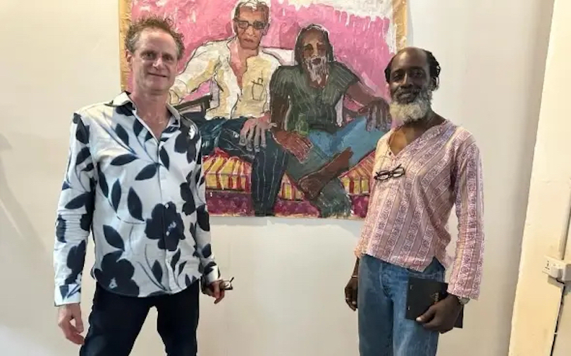 Artist and scholar Jesse Weaver Shipley and photographer and Nuku Studio director Nii Obodai