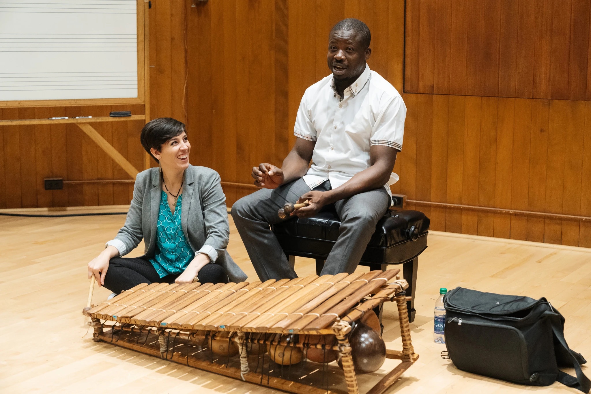 Laura McPherson and Mamadou Diabate