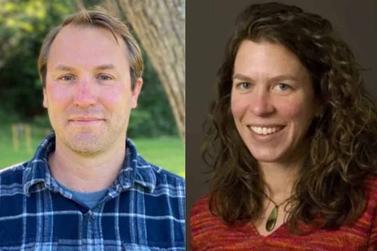 Nathaniel Kitchel and Professor Meredith Kelly