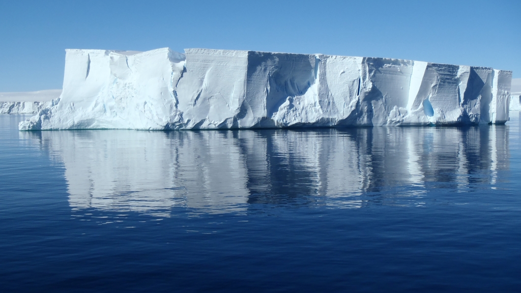 Icebergs in West Antarctica