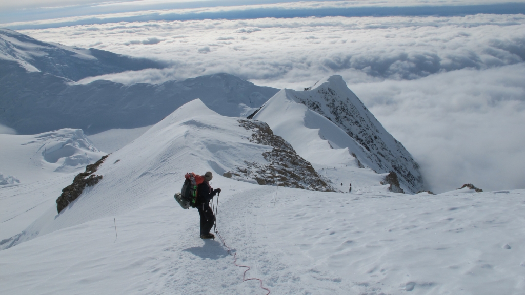 Dartmouth expedition members on Denali