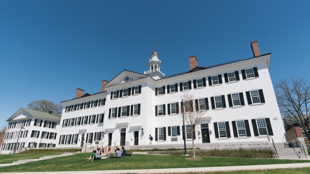 Exterior of white building