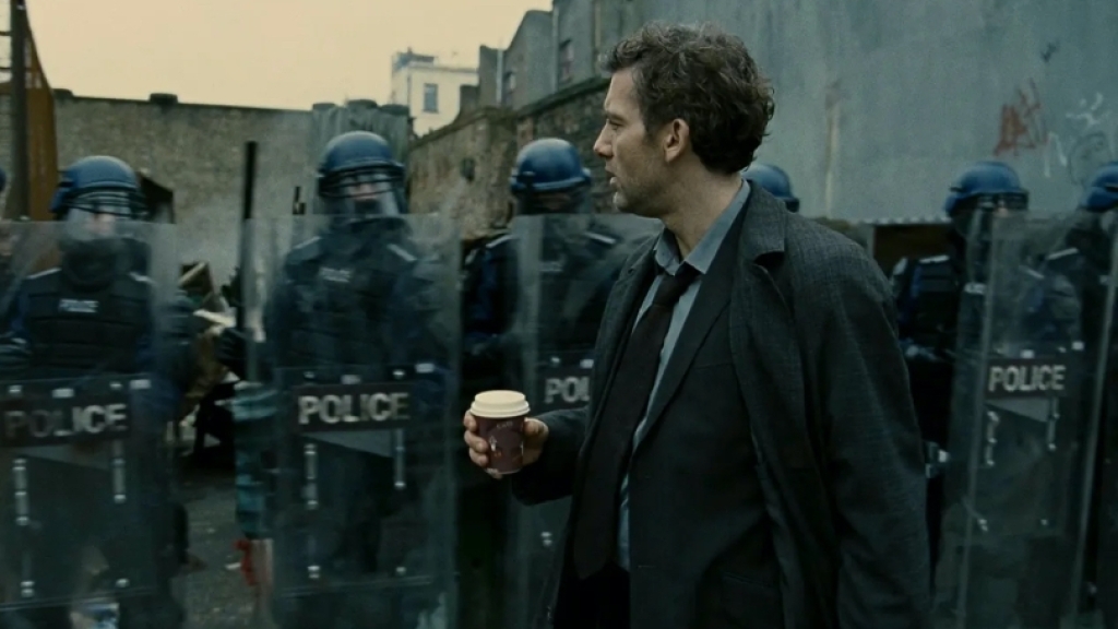 A scene from the 2006 film Children of Men, co-written and directed by Alfonso Cuarón (Universal Studios)