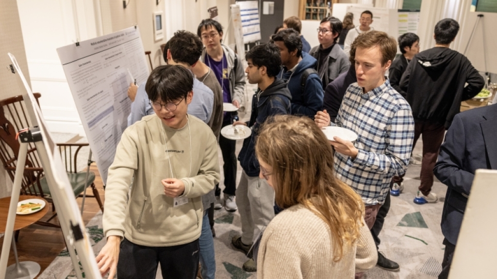 The poster session of Dartmouth’s first Algebraic Geometry Northeastern Series conference