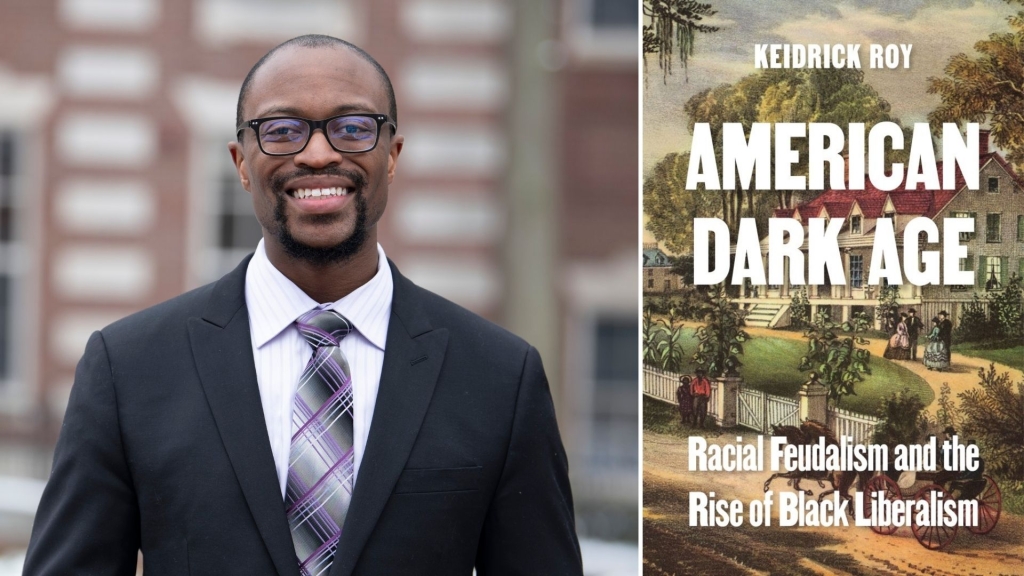 Keidrick Roy and the cover for American Dark Age: Racial Feudalism and the Rise of Black Liberalism