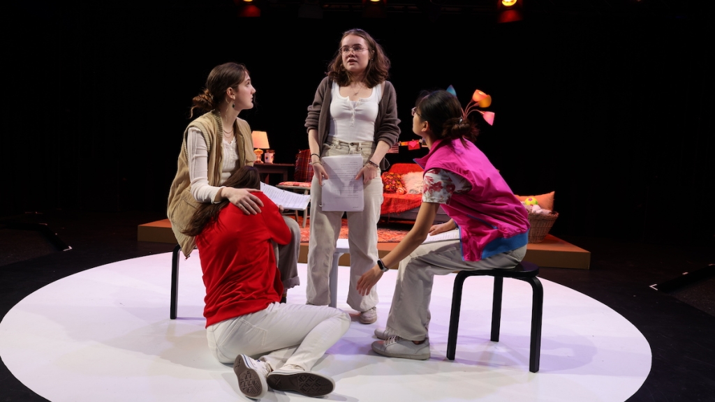 students in play
