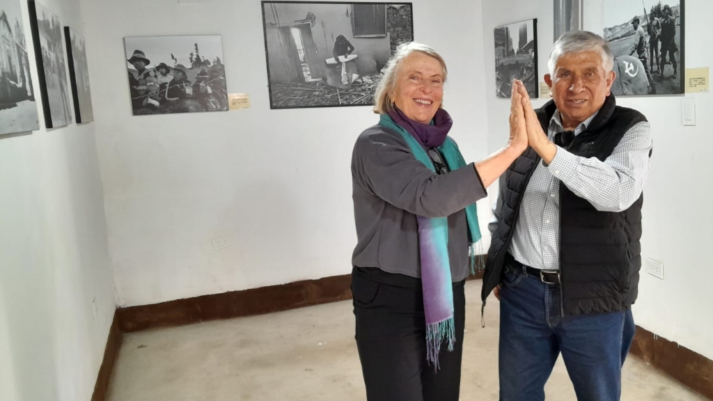Silvia Spitta and photographer Oscar Medrano 